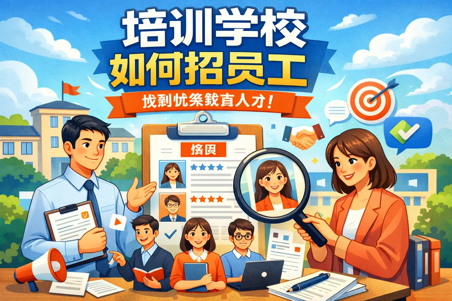 培训学校如何招员工