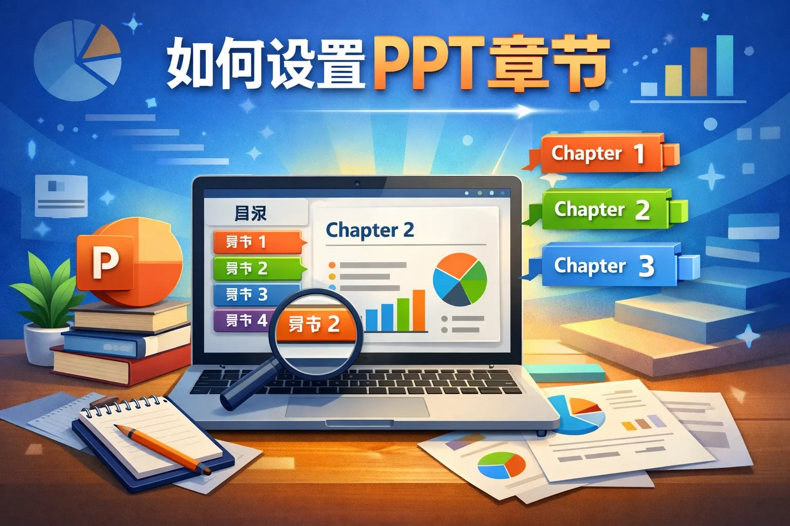 如何设置ppt章节