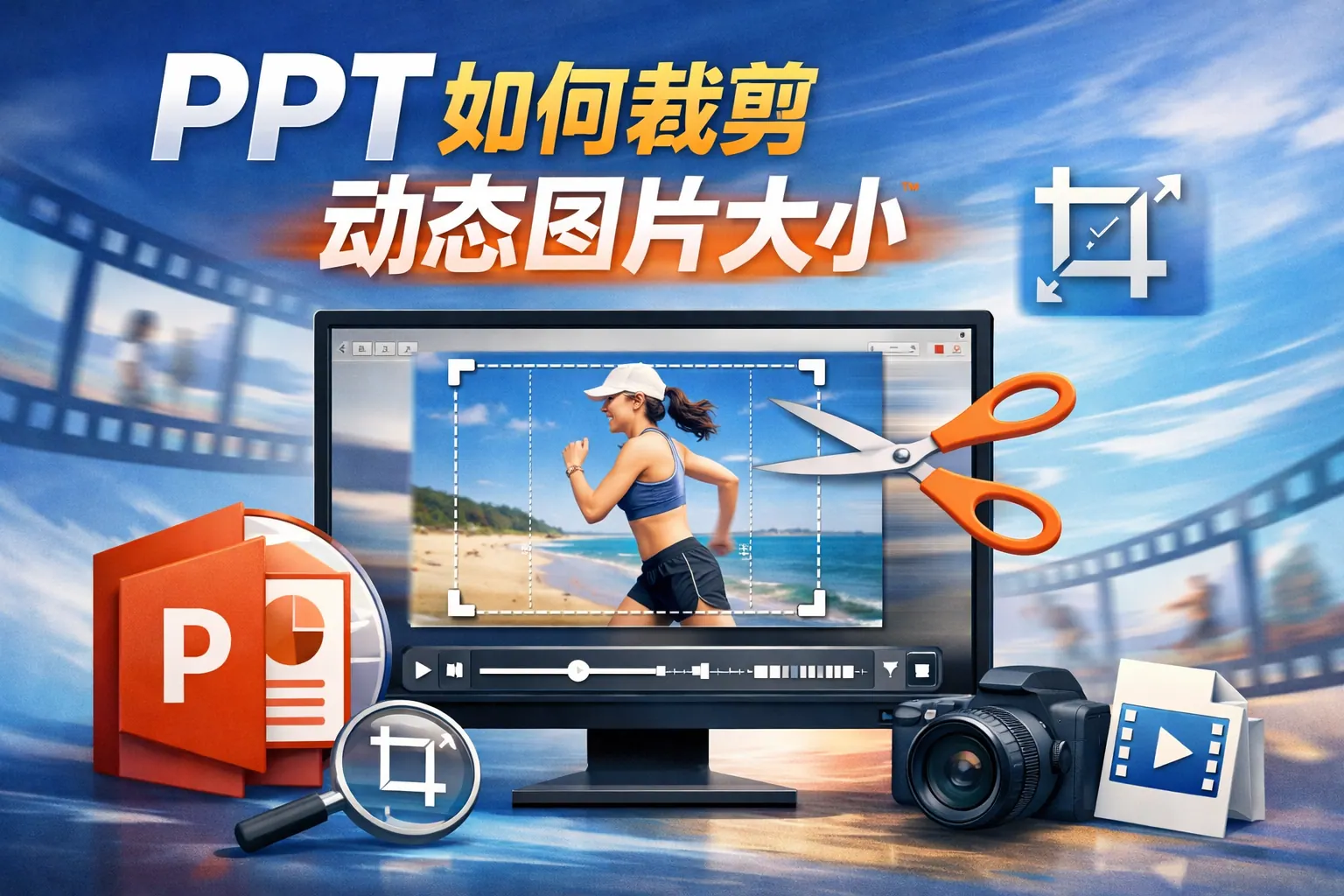 ppt如何裁剪动态图片大小