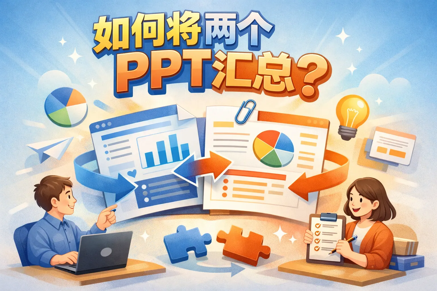 如何将两个PPT汇总