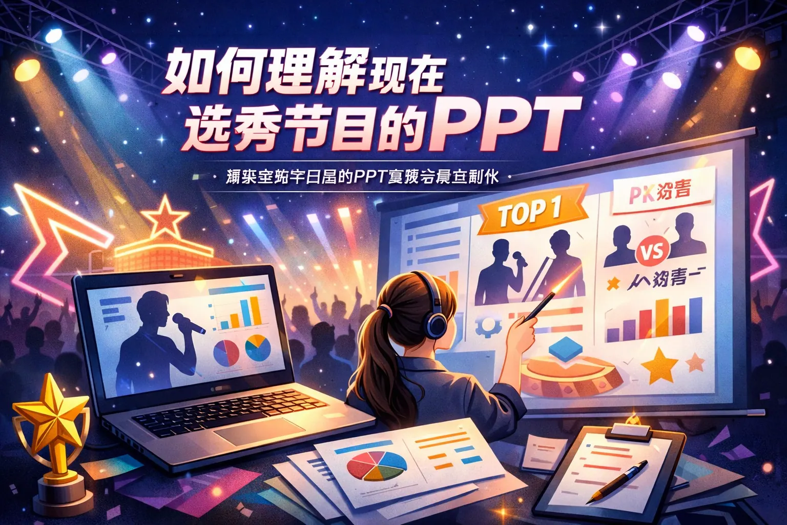 如何理解现在选秀节目的PPT