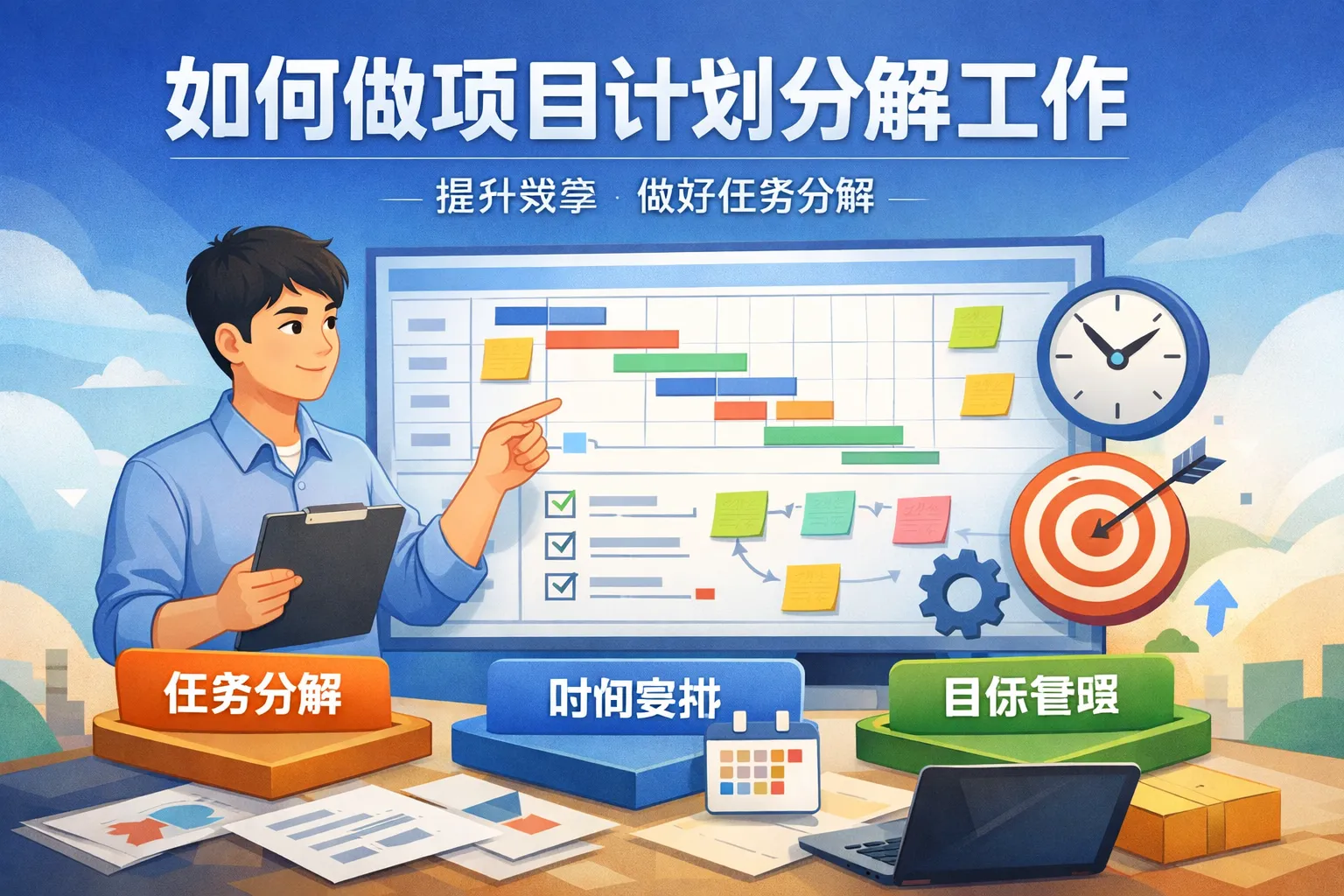 如何做项目计划分解工作