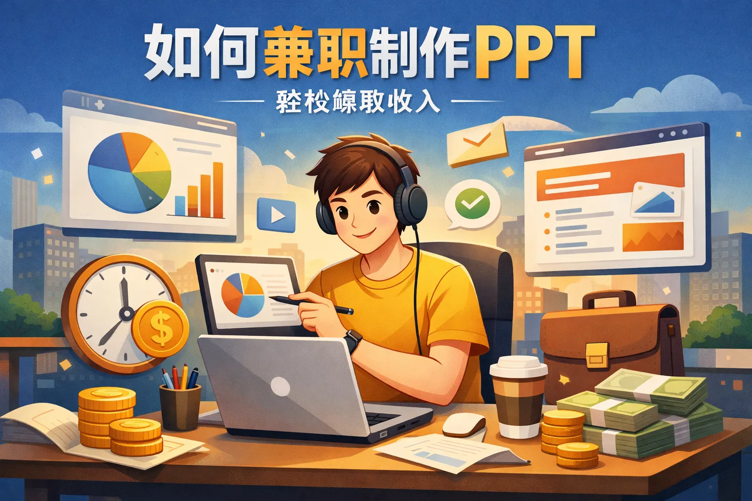 如何兼职制作ppt