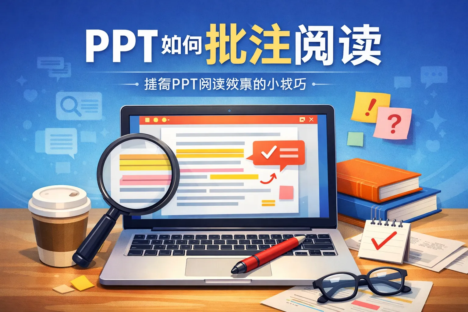 PPT如何批注阅读