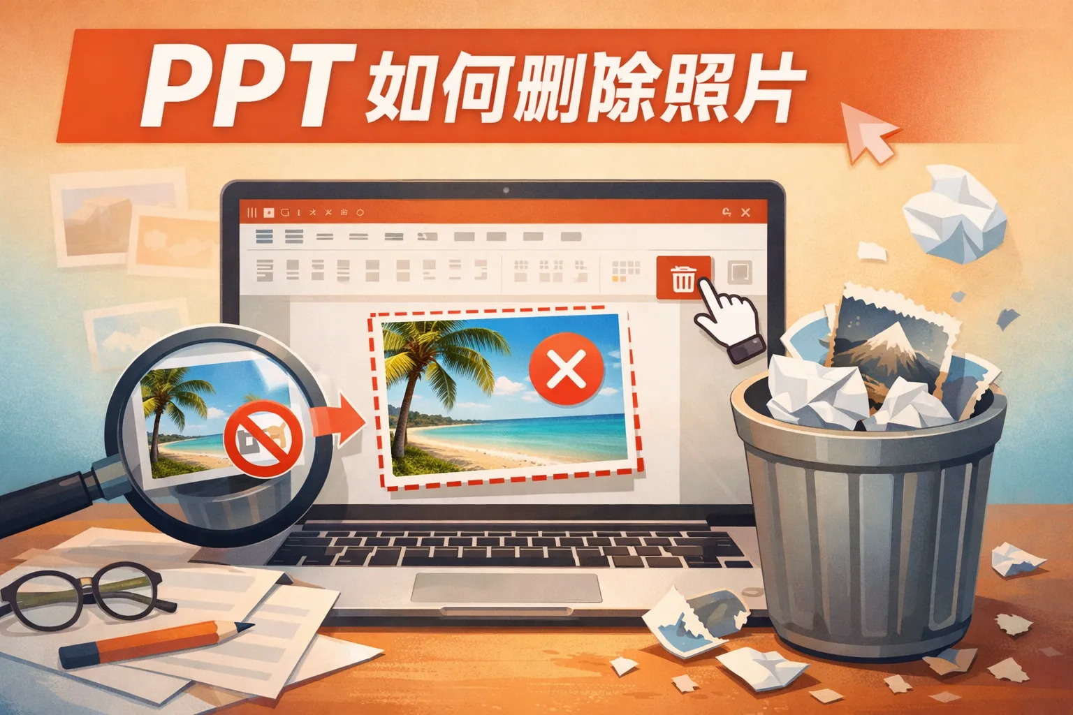 ppt如何删除照片