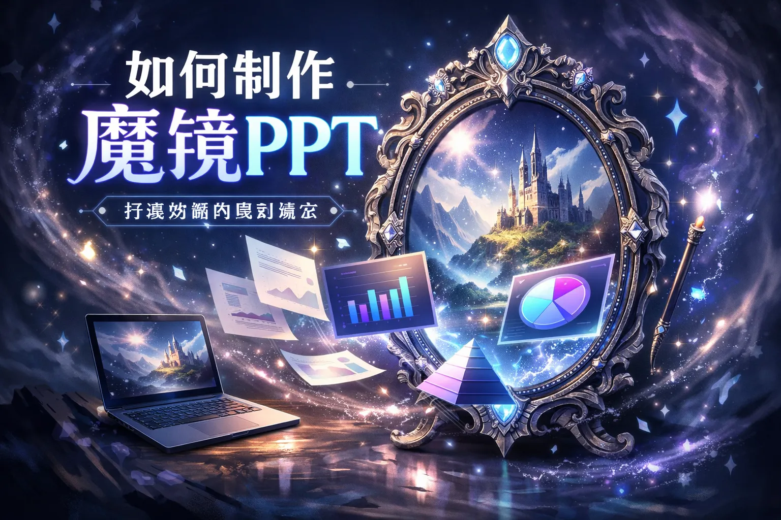 如何制作魔镜ppt