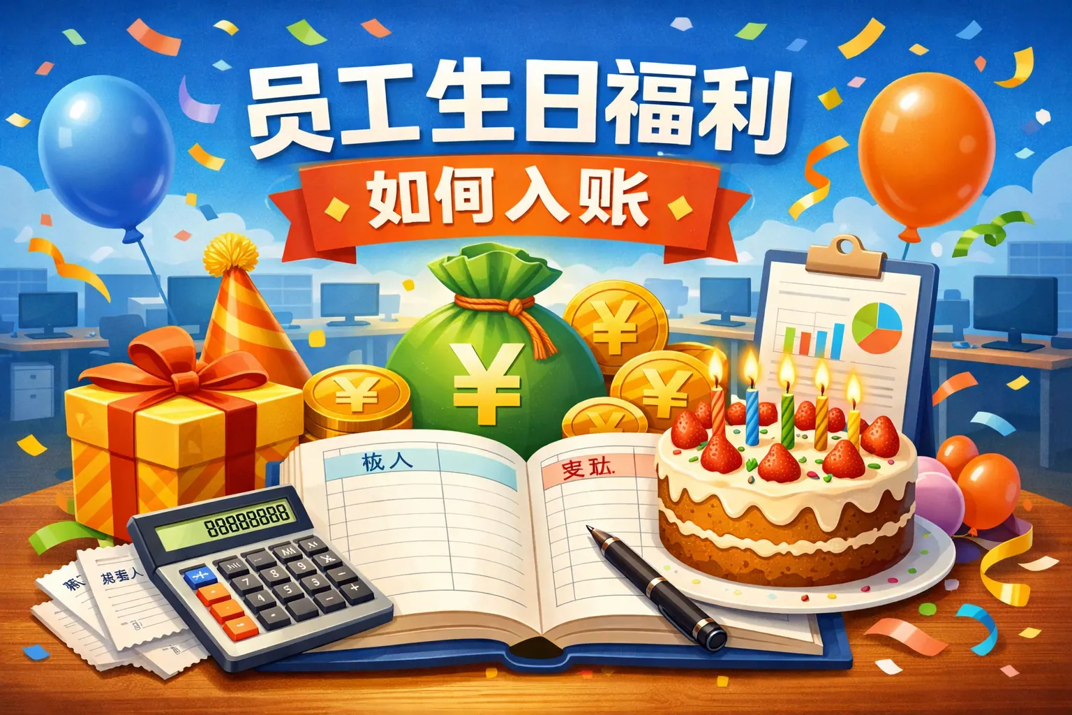 员工生日福利如何入账