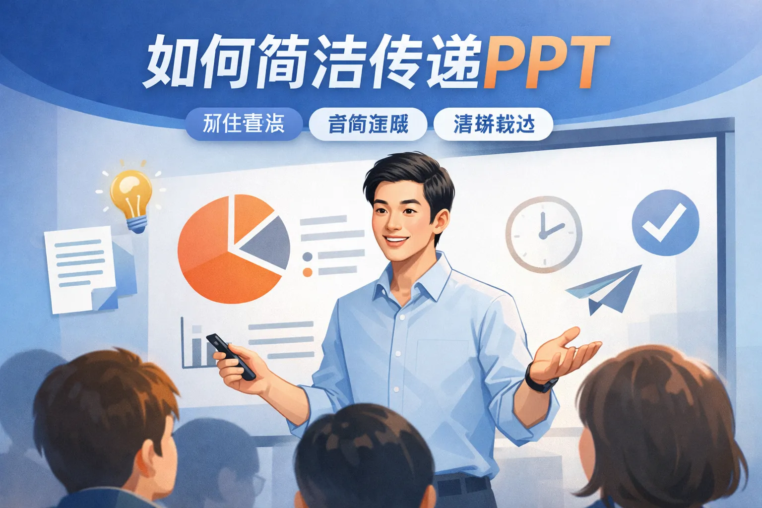 如何简洁传递ppt