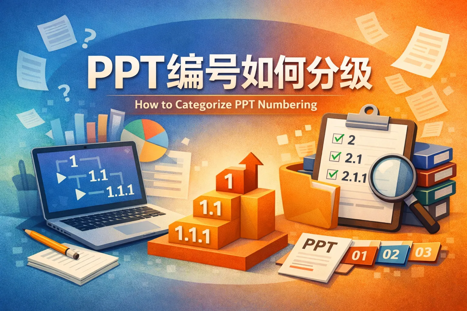 ppt编号如何分级