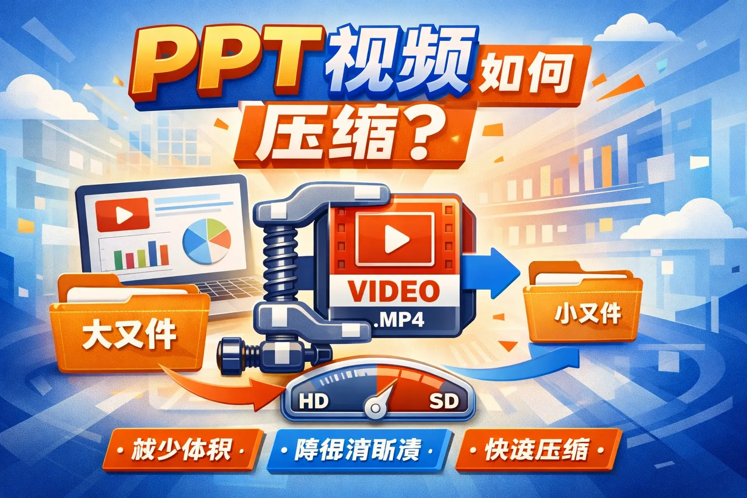 ppt视频如何压缩