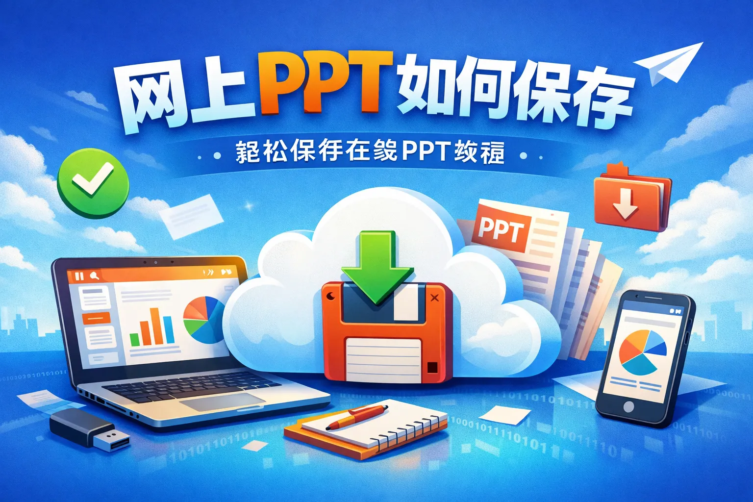 网上PPT如何保存