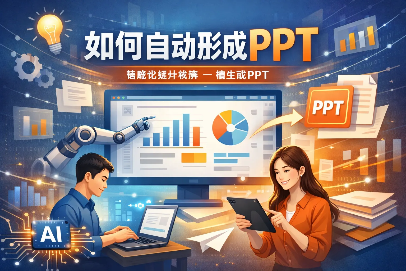 如何自动形成ppt