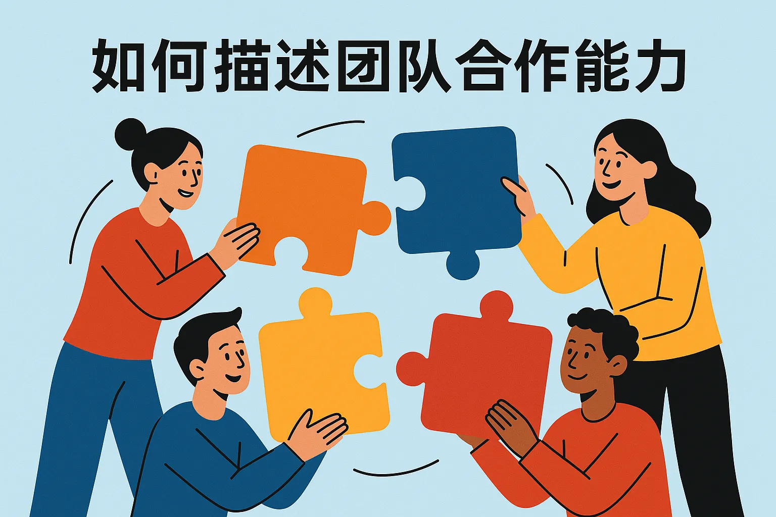 如何描述团队合作能力