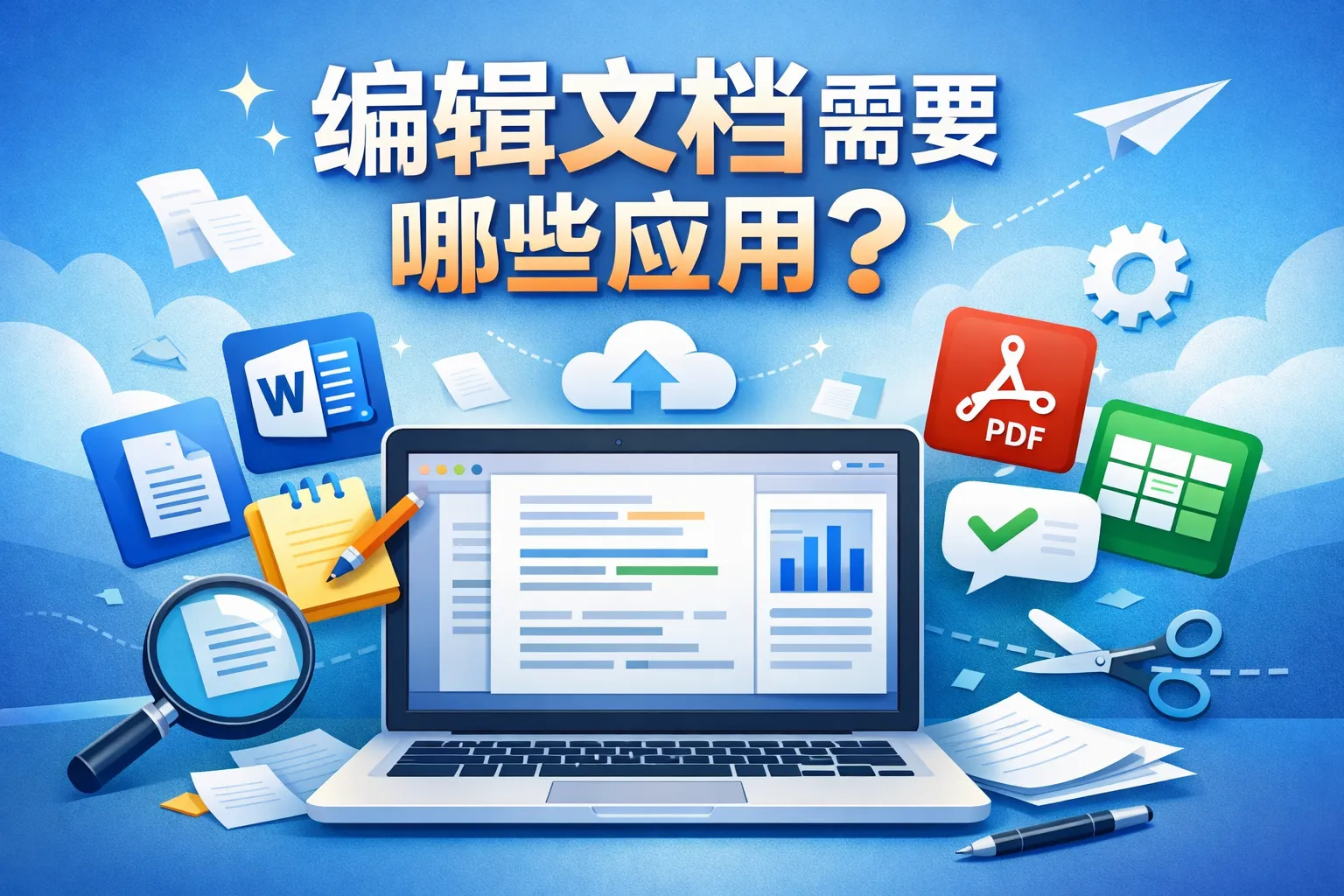 编辑文档需要哪些应用