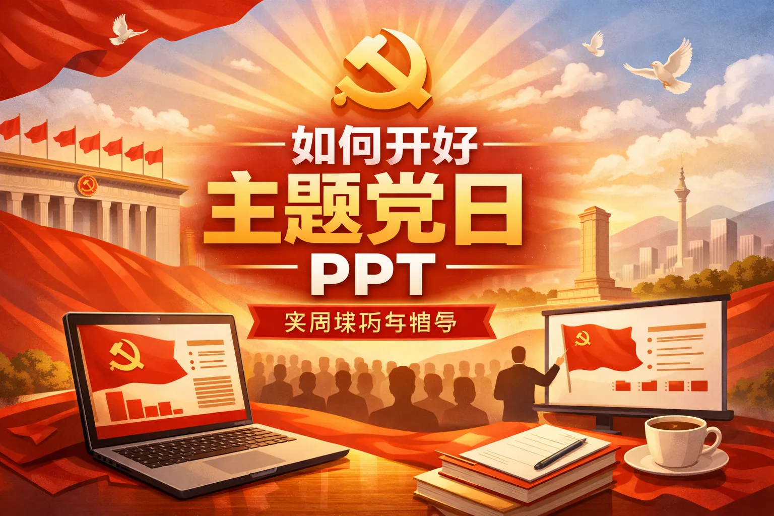 如何开好主题党日ppt