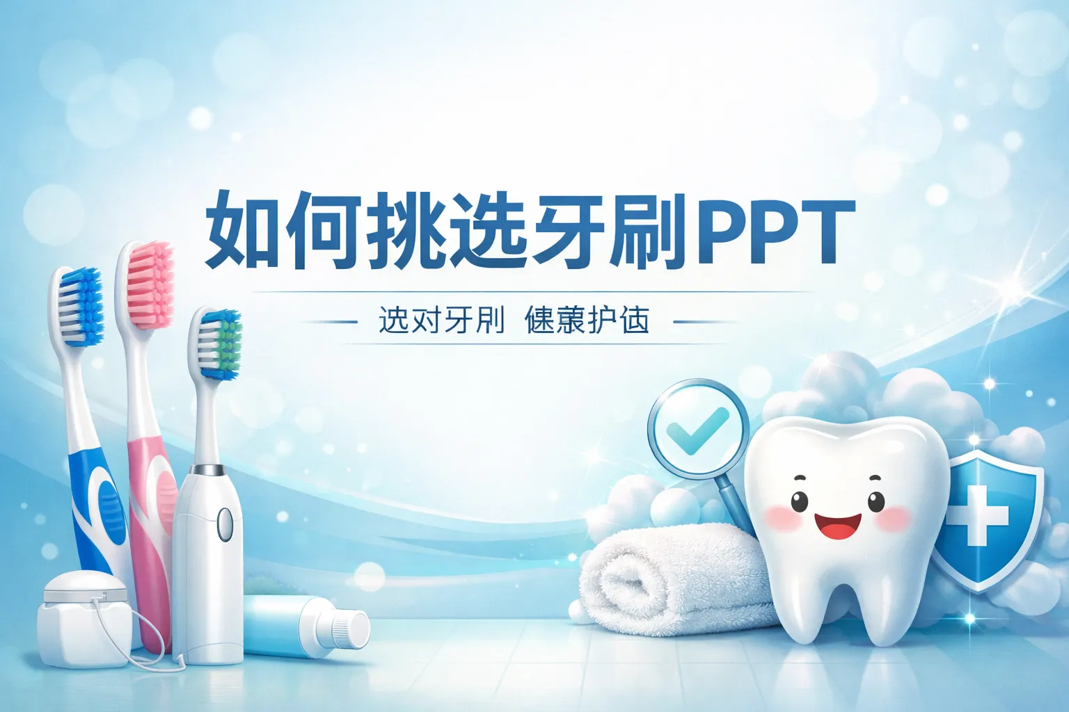 如何挑选牙刷ppt