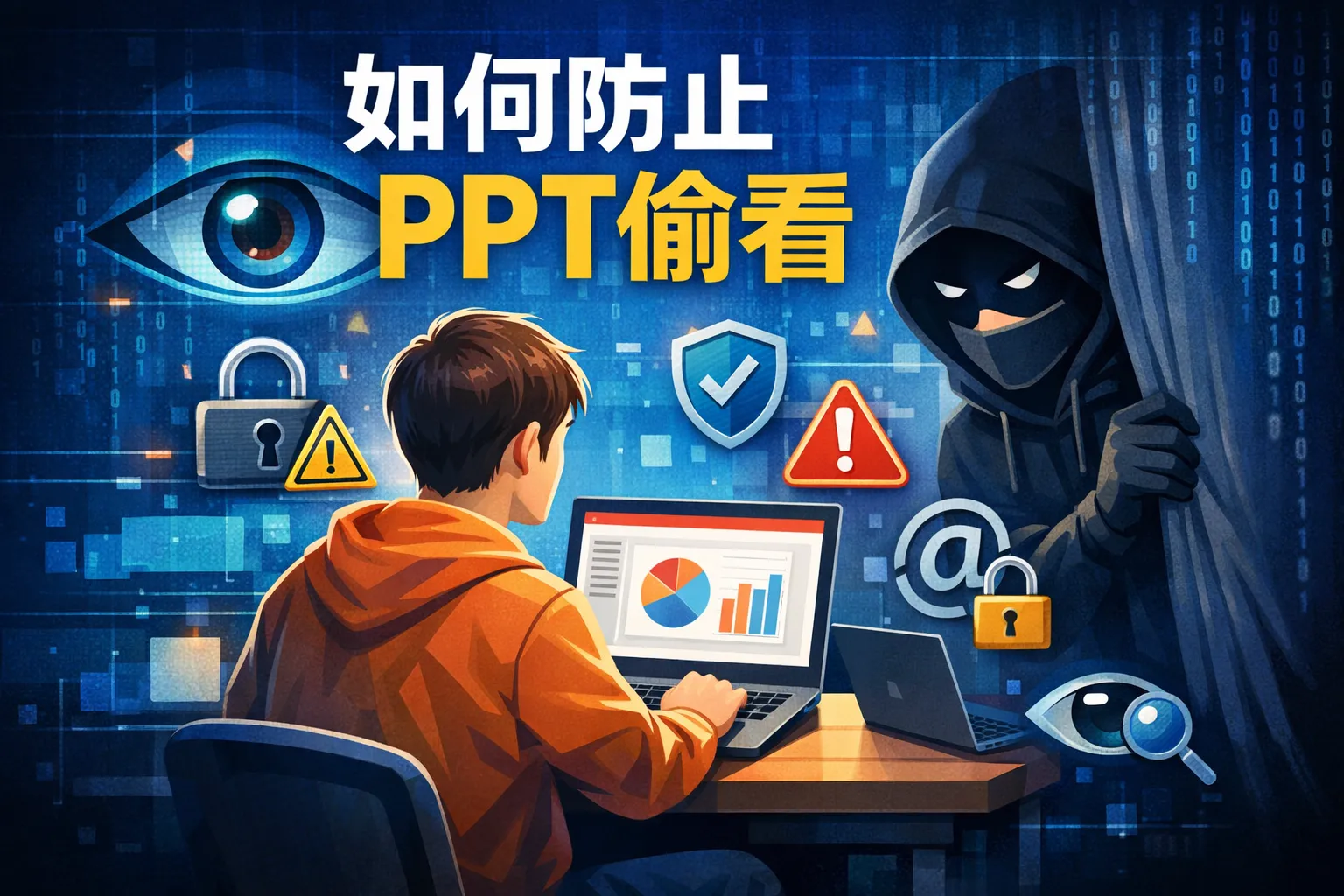 如何防止ppt偷看