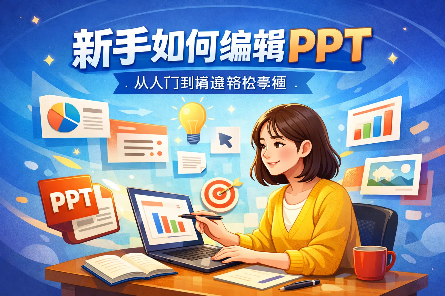 新手如何编辑ppt