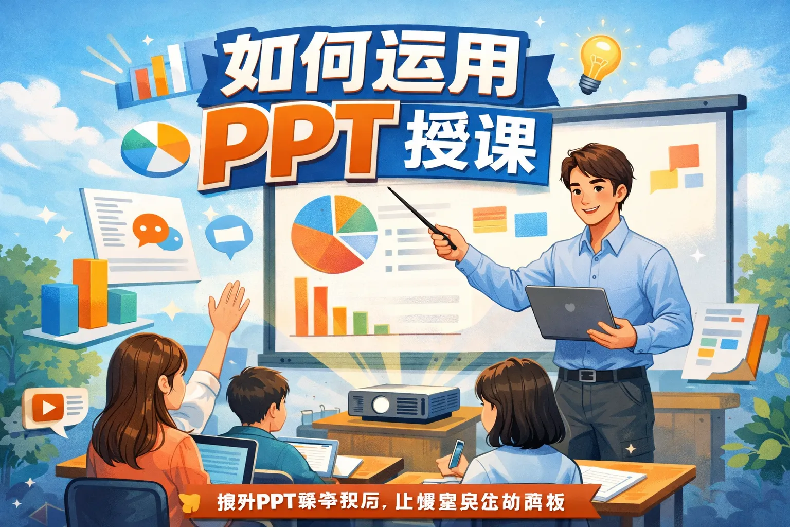如何运用ppt授课