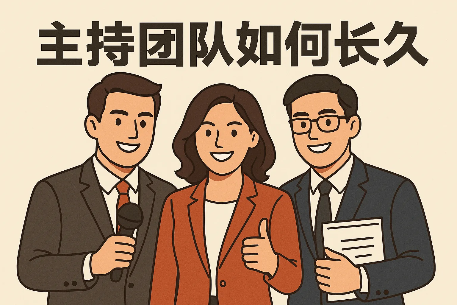 主持团队如何长久