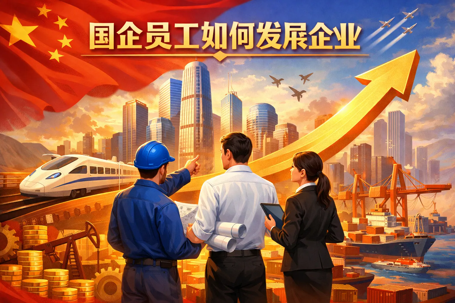 国企员工如何发展企业