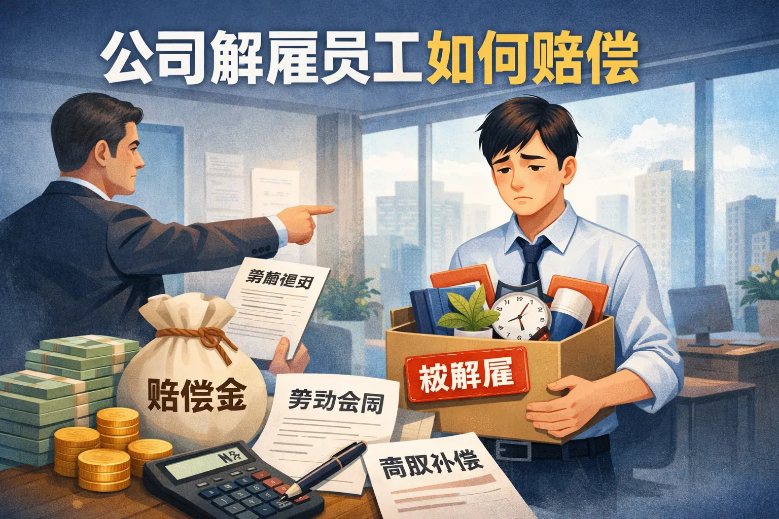 公司解雇员工如何赔偿