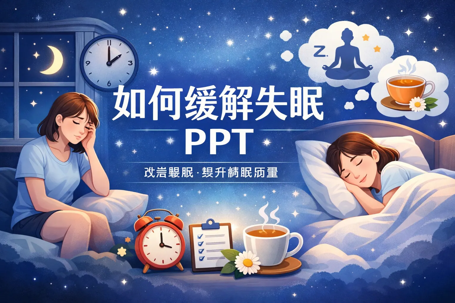 如何缓解失眠ppt