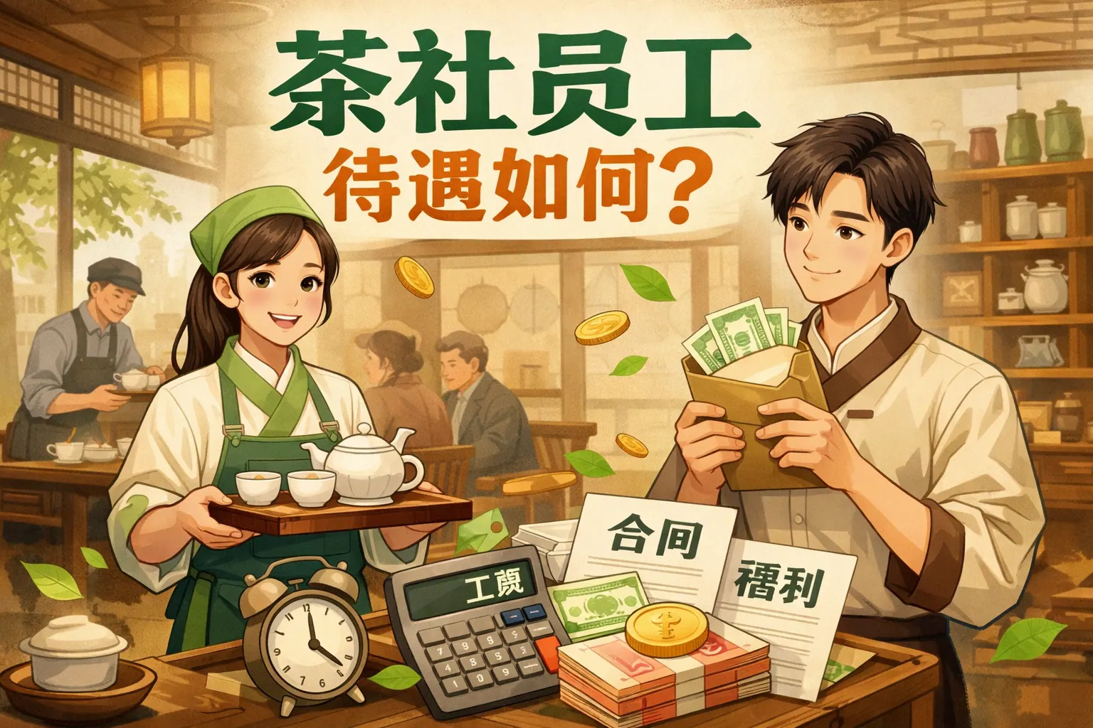 茶社员工待遇如何
