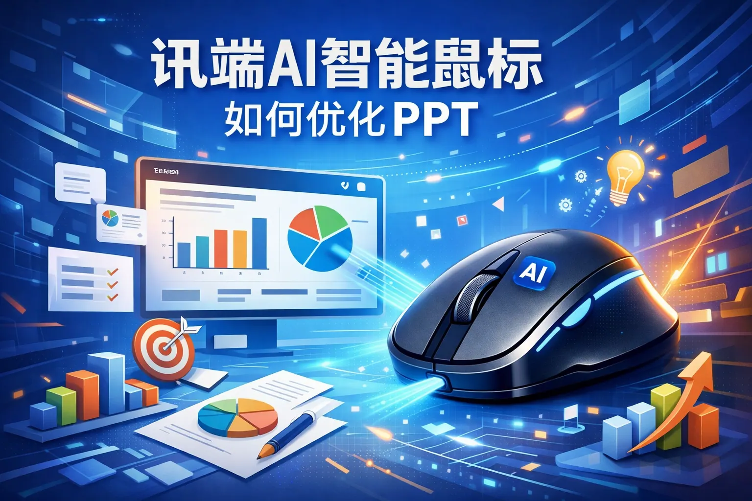 讯端ai智能鼠标如何优化ppt