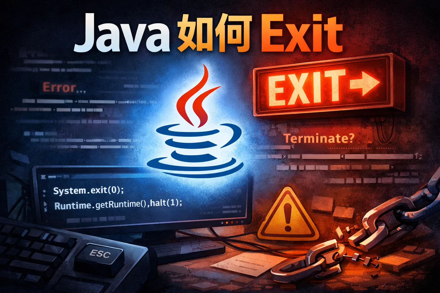java如何exit