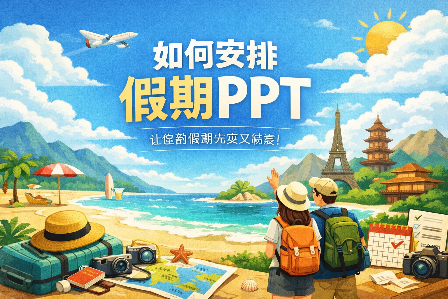 如何安排假期ppt