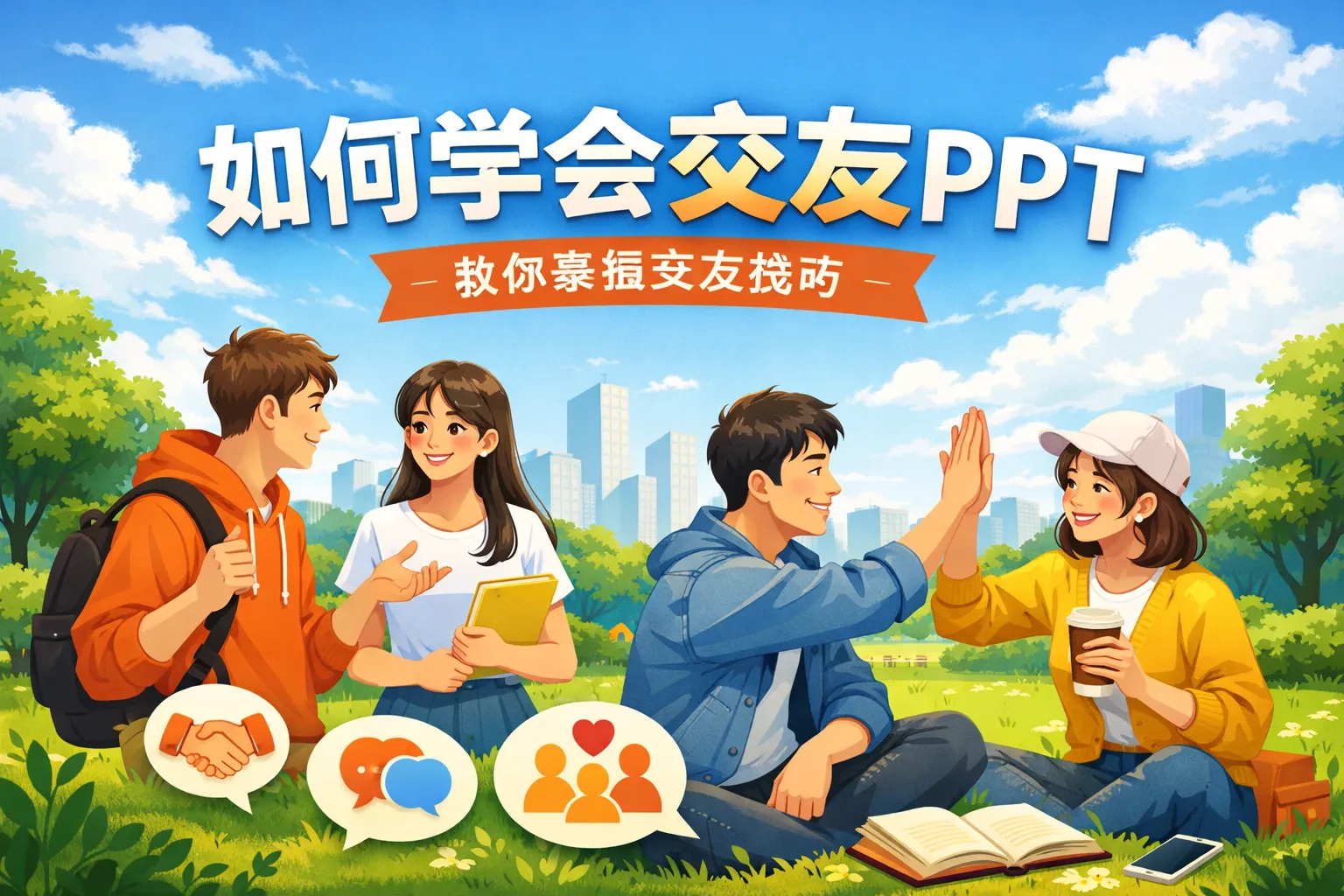 如何学会交友ppt