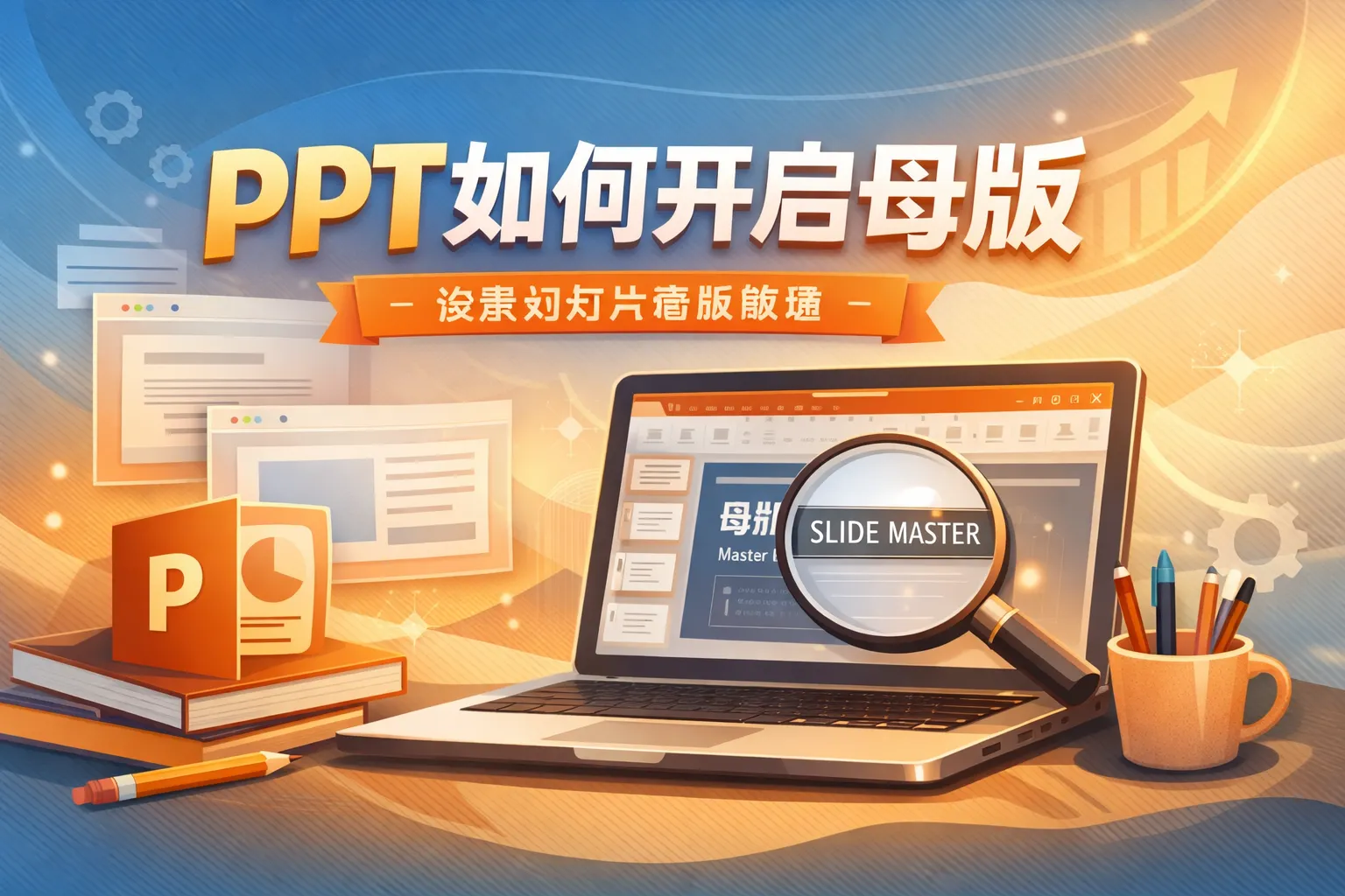 ppt如何开启母版