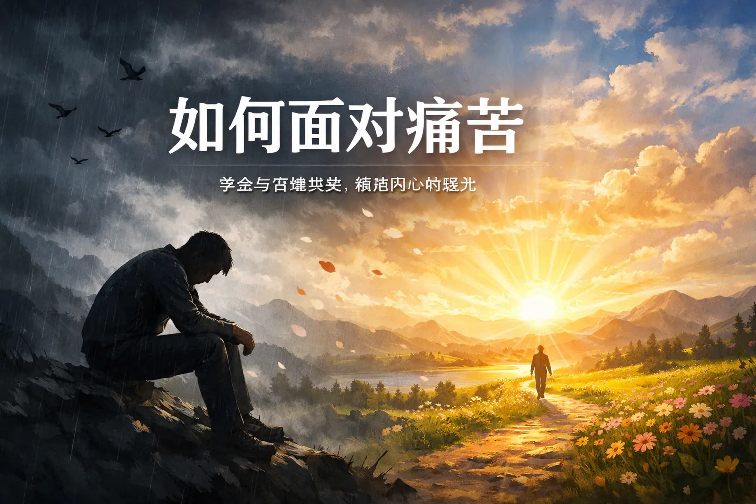 如何面对痛苦ppt