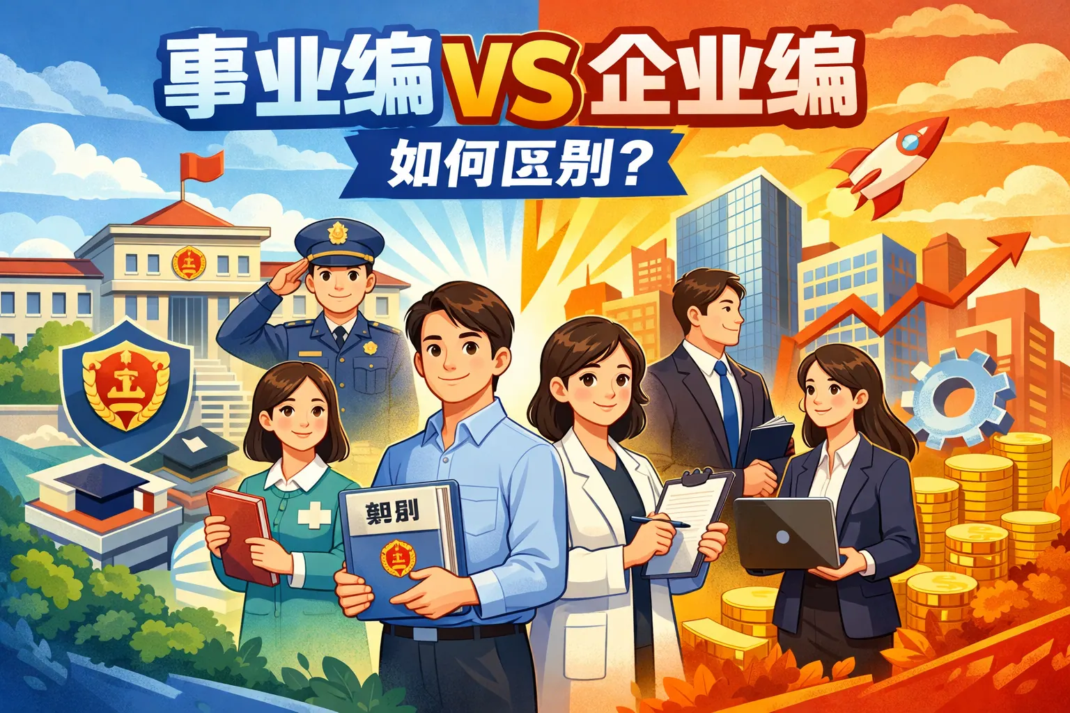 事业编跟企业编如何区别