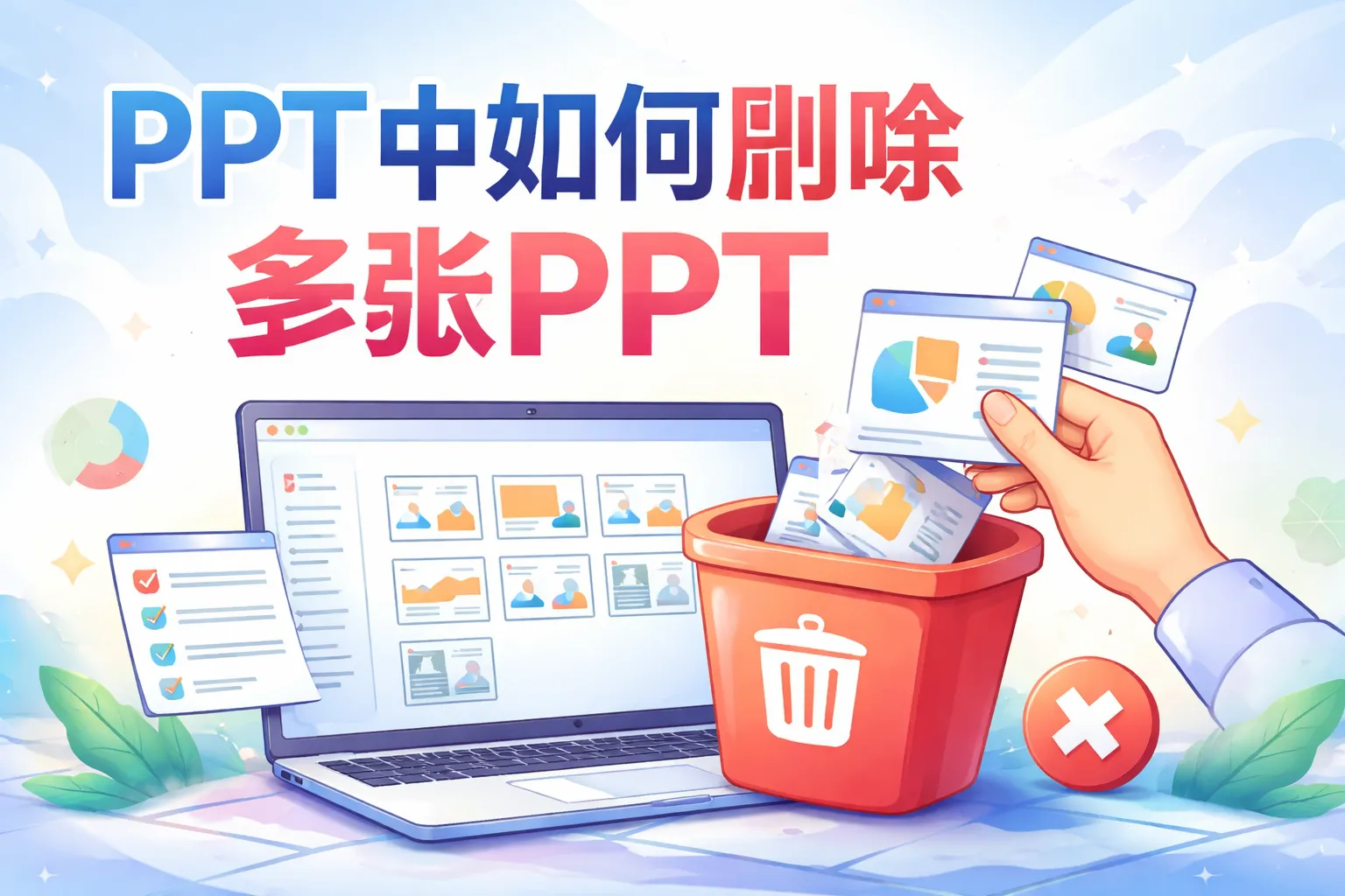 ppt中如何删除多张ppt