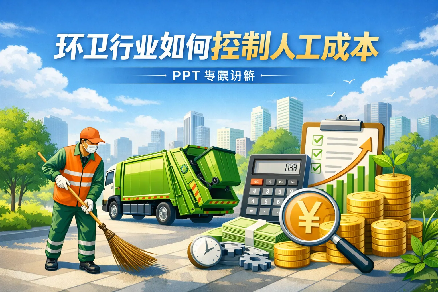 环卫行业如何控制人工成本ppt