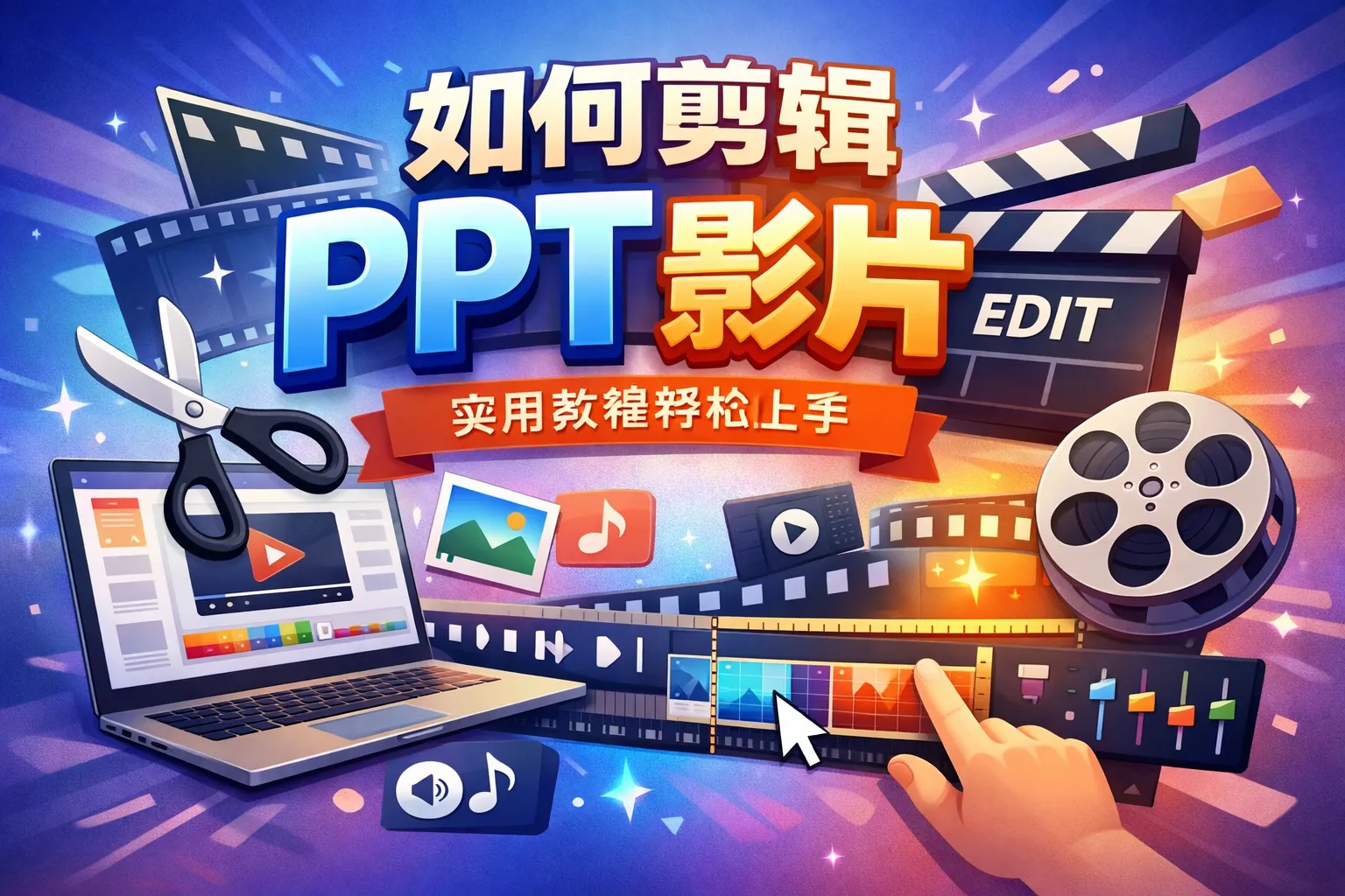 如何剪辑ppt影片