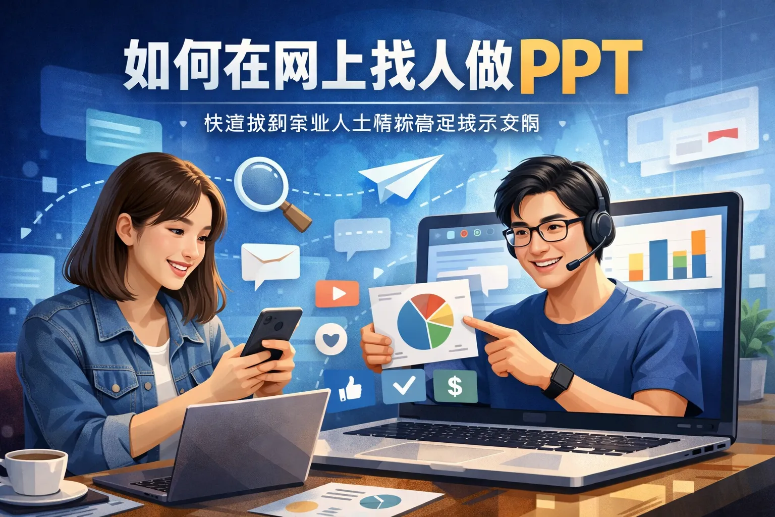 如何在网上找人做PPT