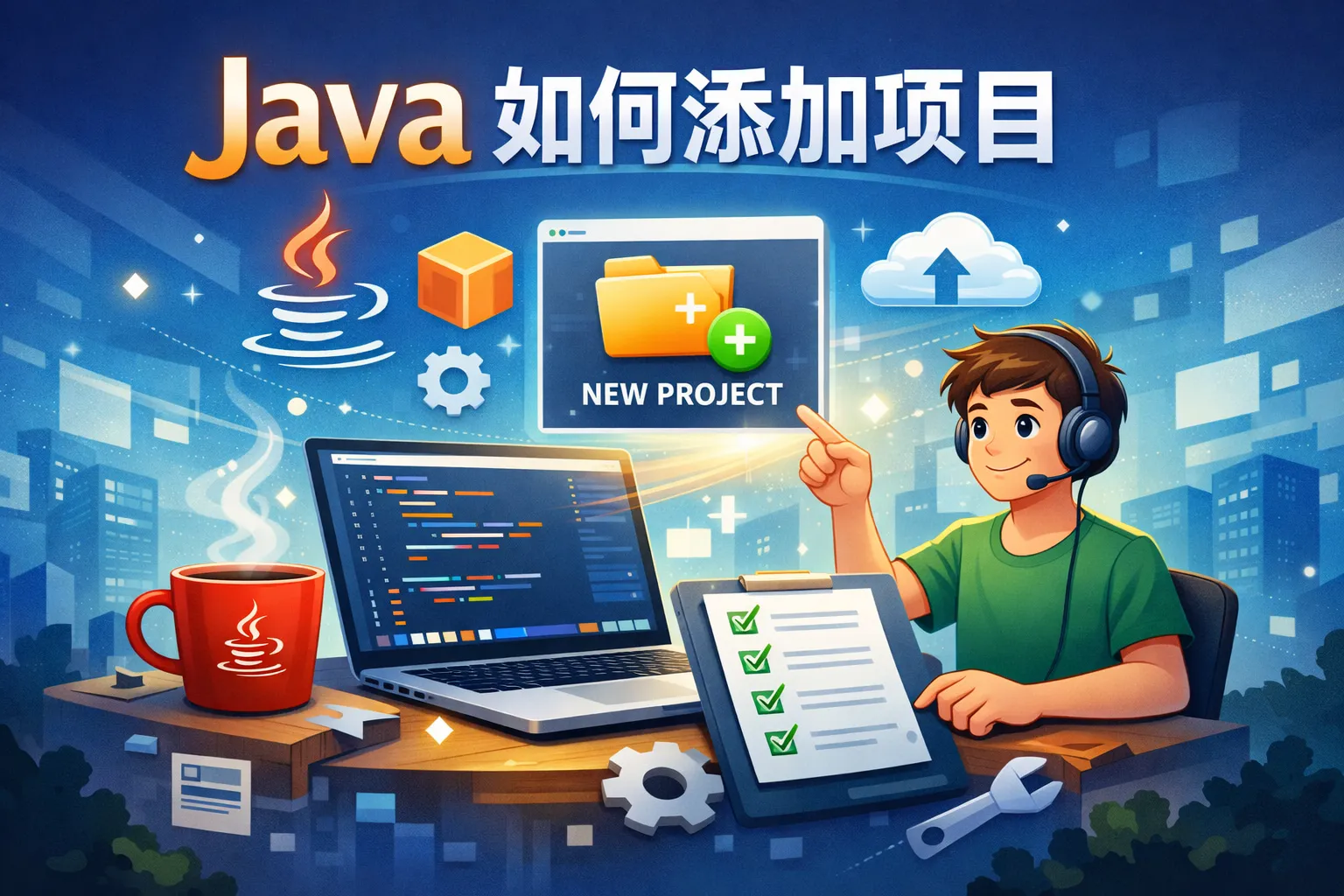 java如何添加项目