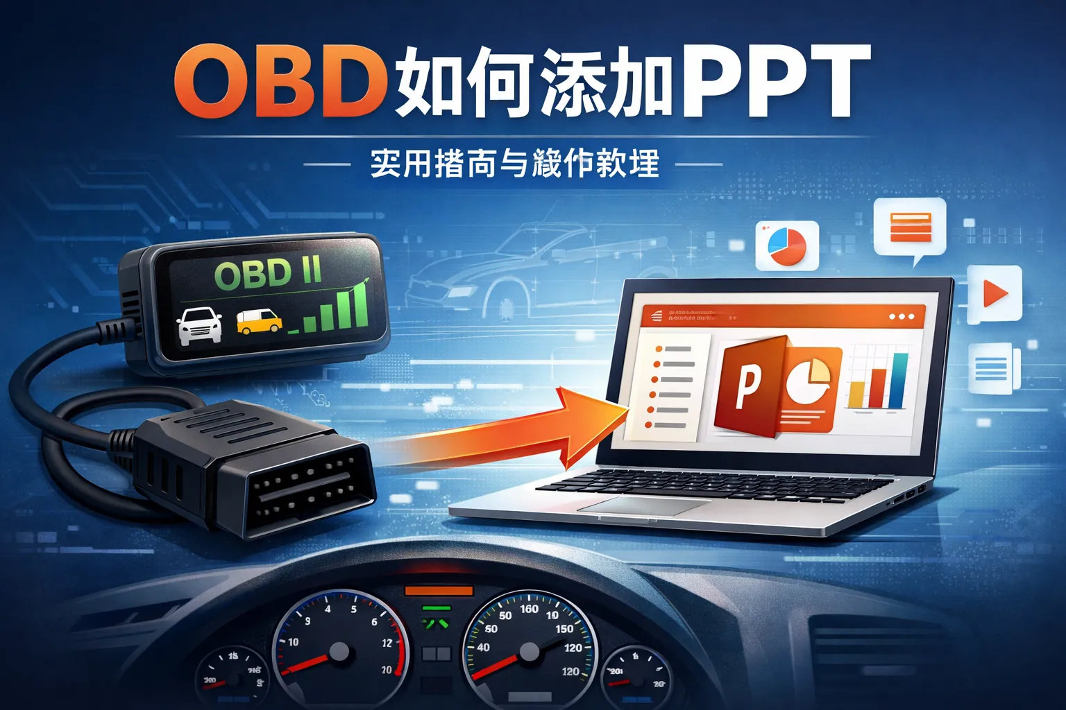 obd如何添加ppt