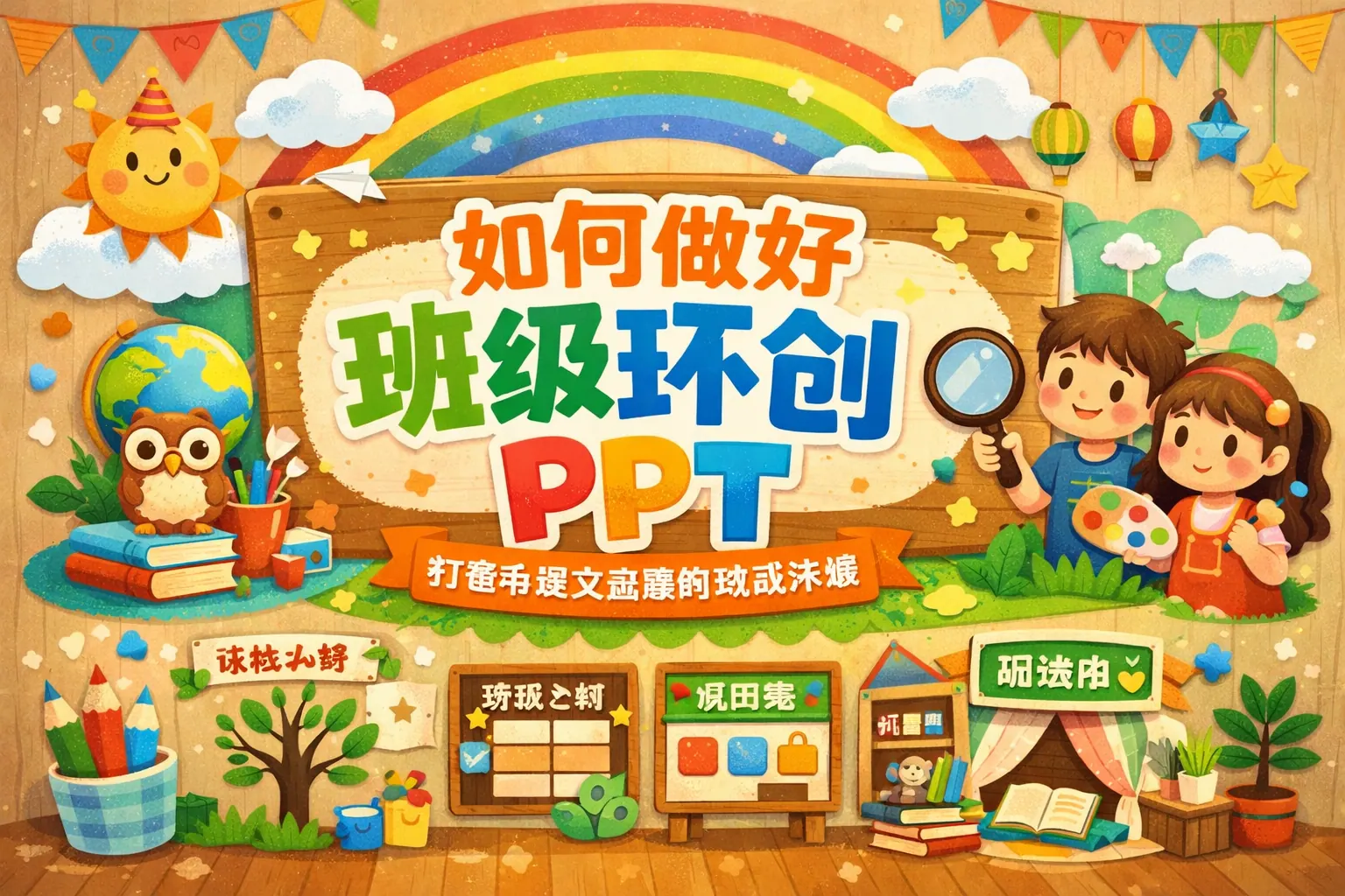 如何做好班级环创ppt