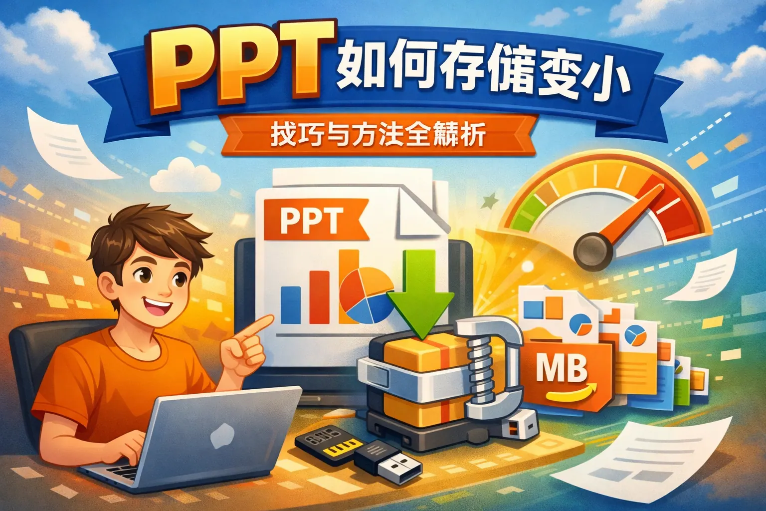PPT如何存储变小