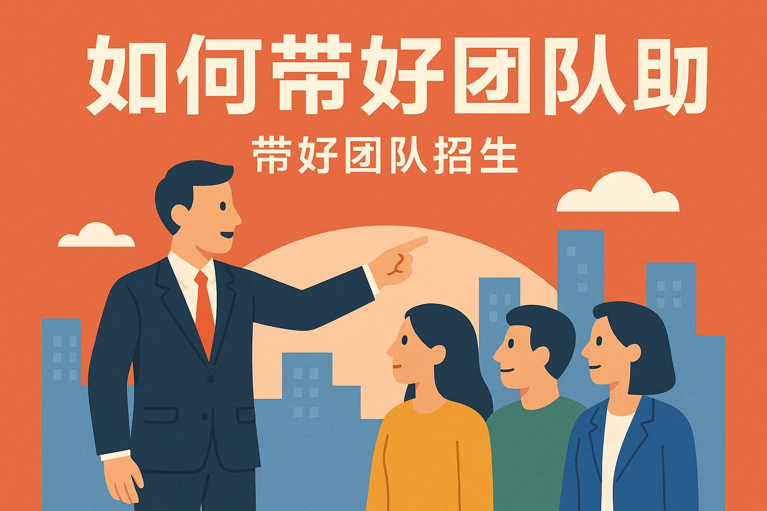 如何带好团队招生