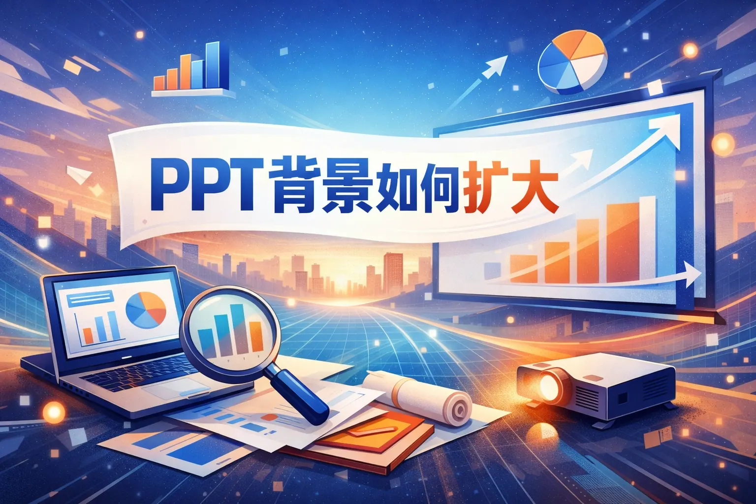 ppt背景如何扩大