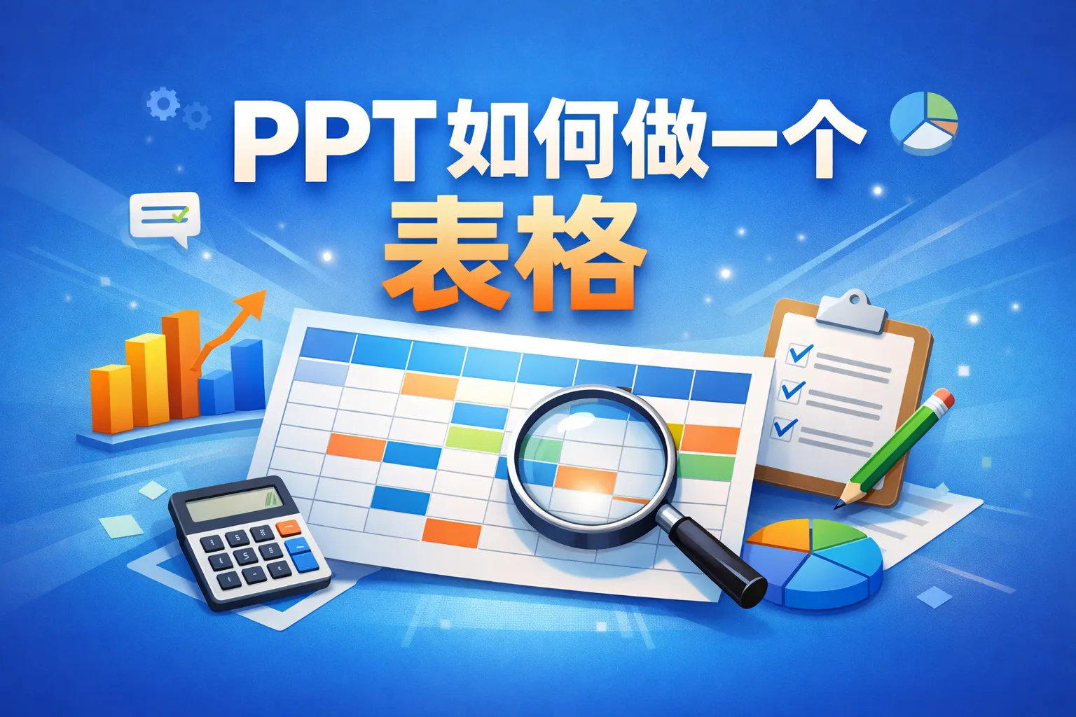 ppt如何做一个表格
