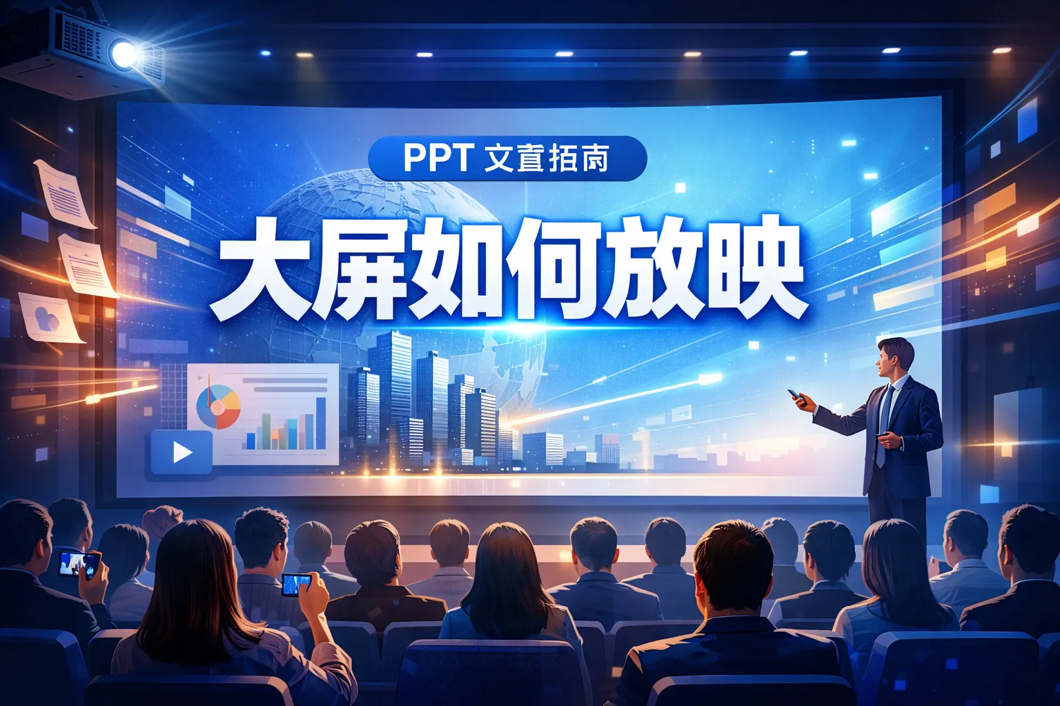 ppt 大屏如何放映