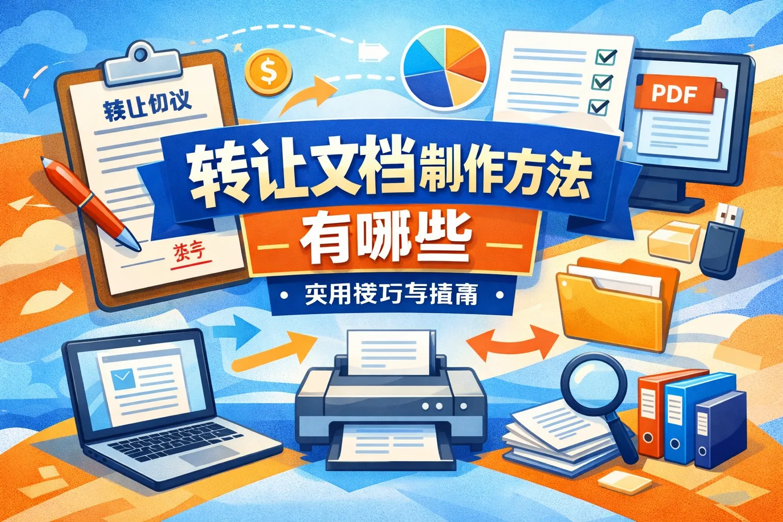 转让文档制作方法有哪些