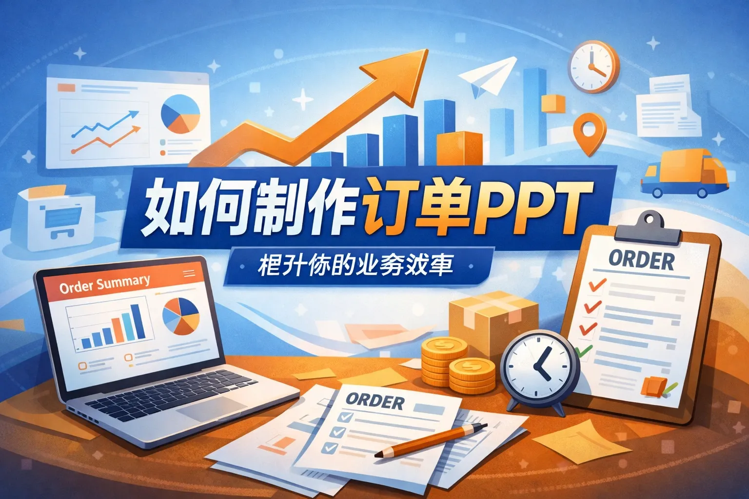 如何制作订单ppt