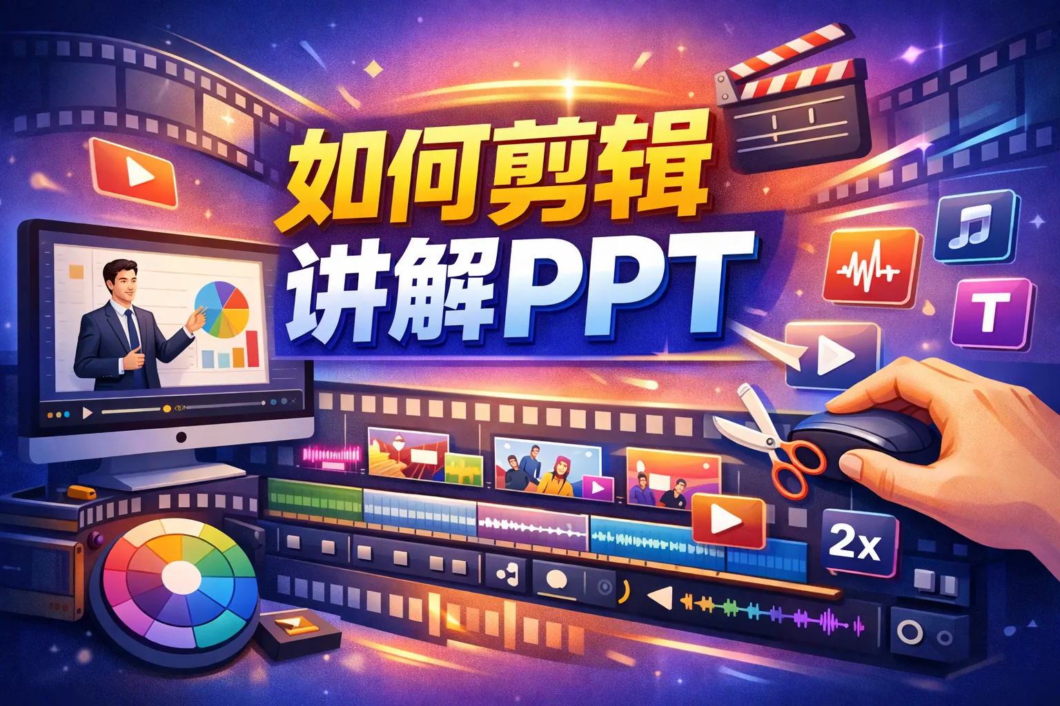 如何剪辑讲解ppt